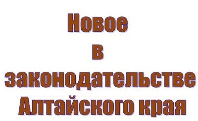 Закон Алтайского края № 27-ЗС О внесении изменений в закон Алтайского края «Об ограничении пребывания несовершеннолетних в общественных местах на территории Алтайского края».