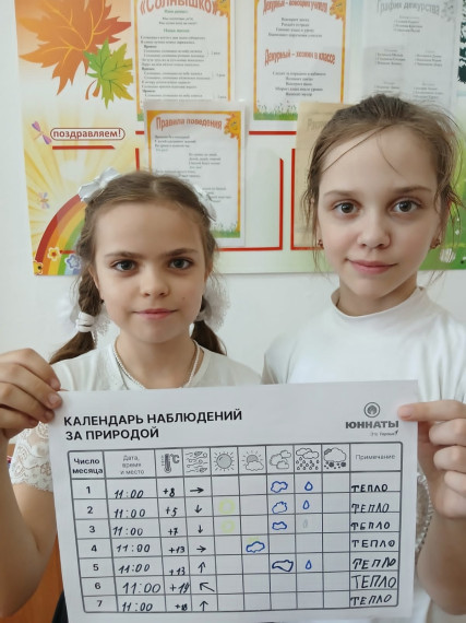 Экология. Юннаты первых. Природные наблюдения..